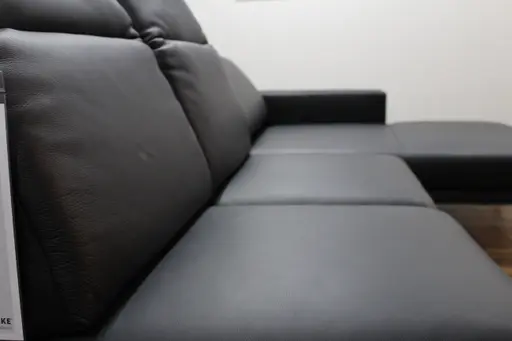 Polstergarnitur Contur Noto Leder Schwarz